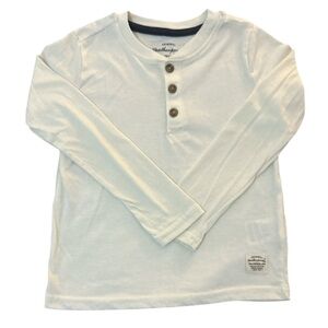 Classic White Long Sleeve Kids Tee